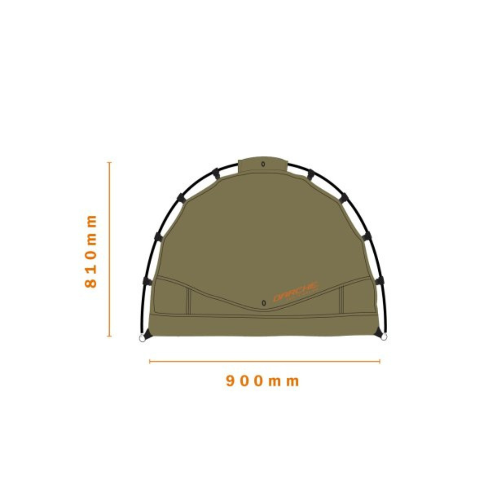 Darche Dusk To Dawn Dome Swag - 900 - With Upgraded Poles