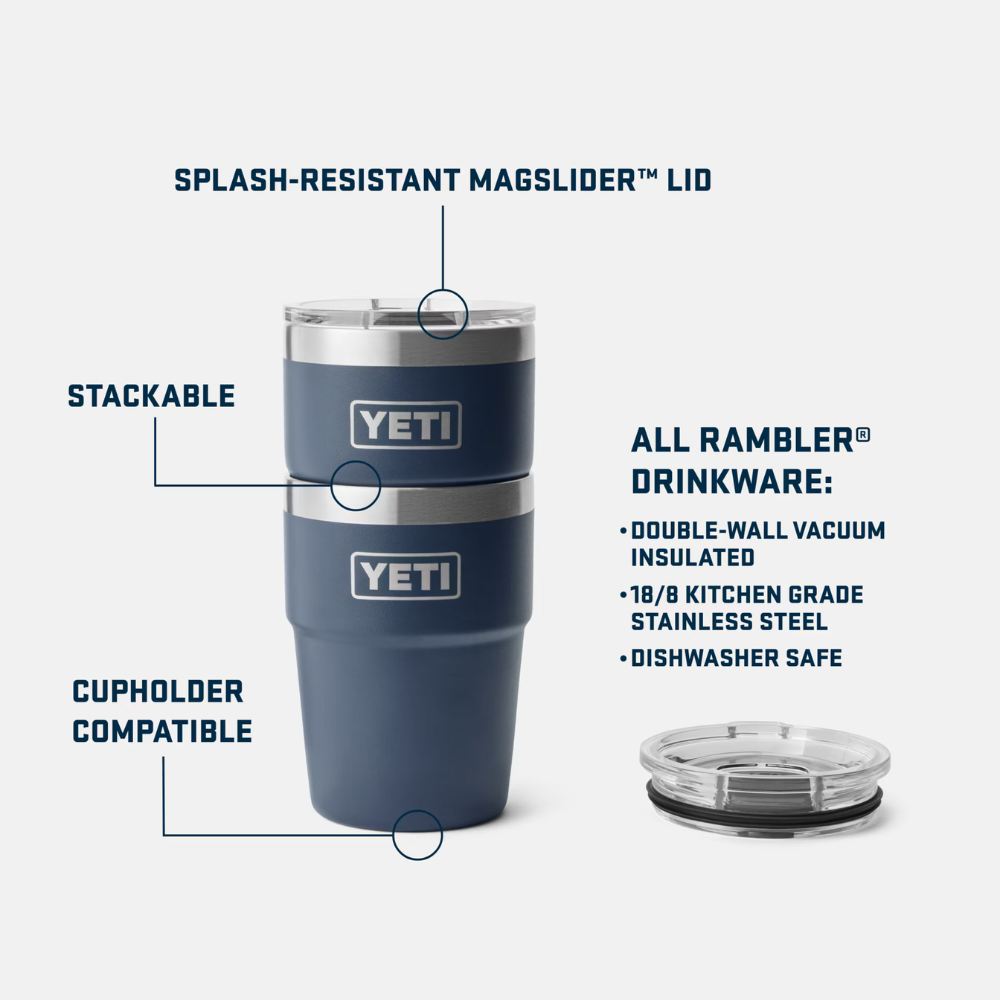 Yeti Rambler 16oz (473ml) Stackable Cup