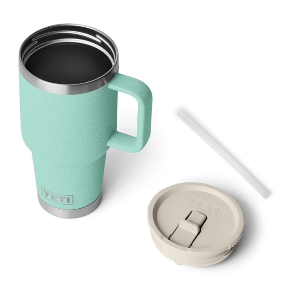 Yeti Rambler 30oz (887ml) Travel Straw Mug - Sea Stone